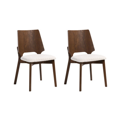 43 cm H Upholstered Boucle Dining Chair