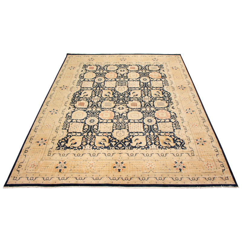 Tapis bleu marine foncé 18 pi 20 po 11 pi 10 po x 15 pi 4 po Arabelle