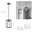 Luminaire suspendu 1 lumière avec cage réglable-1017317860
