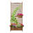 Amandari Wood Planter Box with Trellis-340511484