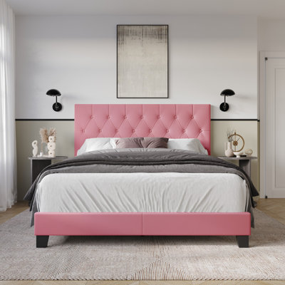 Omaha Tufted Upholstered Panel Bed