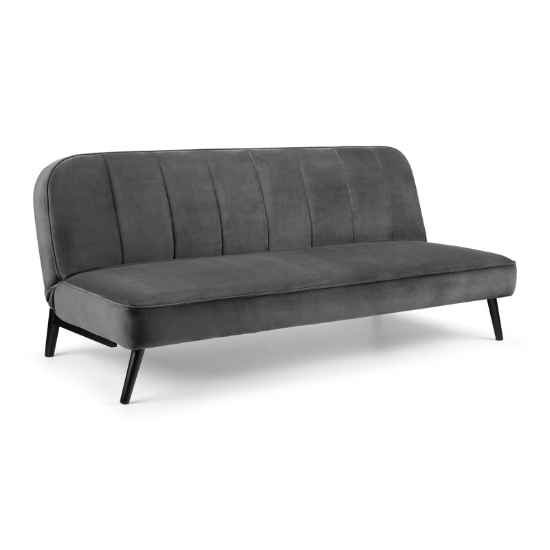 Gallaudet 3 Seater Linen Blend Sleeper, Grey Velvet