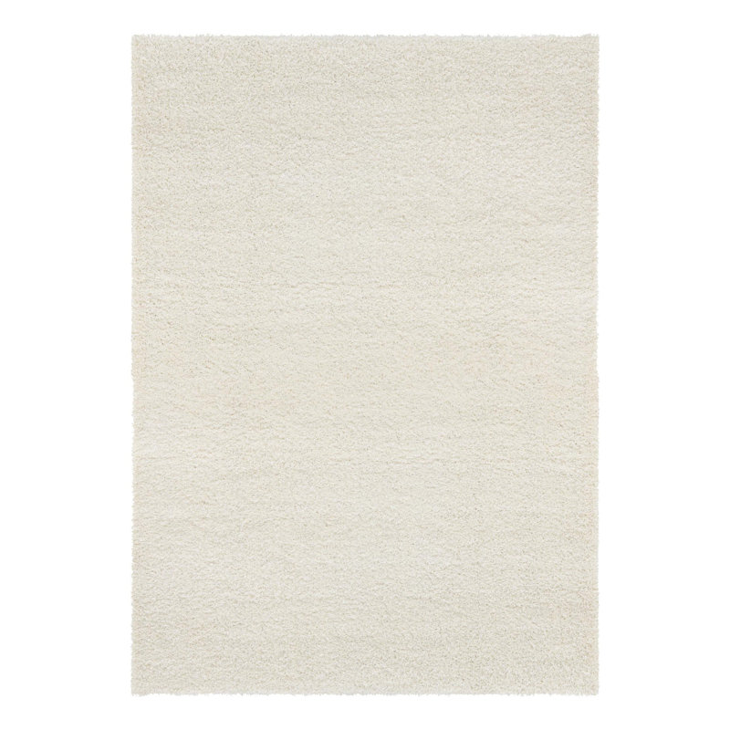 Tapis noir de jais Santoshi, Snow White, Rectangle 10' x 14'1"