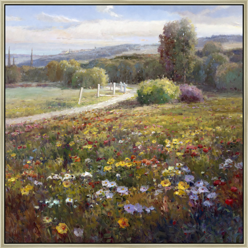 Sun-Dappled Meadow Print, Brown, 26" H x 26" W