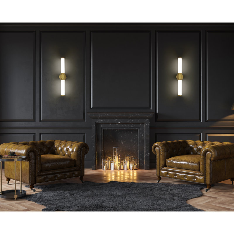 Kito Dimmable LED Vanity Light, Modern Gold