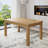 6 - Piece Modern Dining Table with Bench Set-1796602500