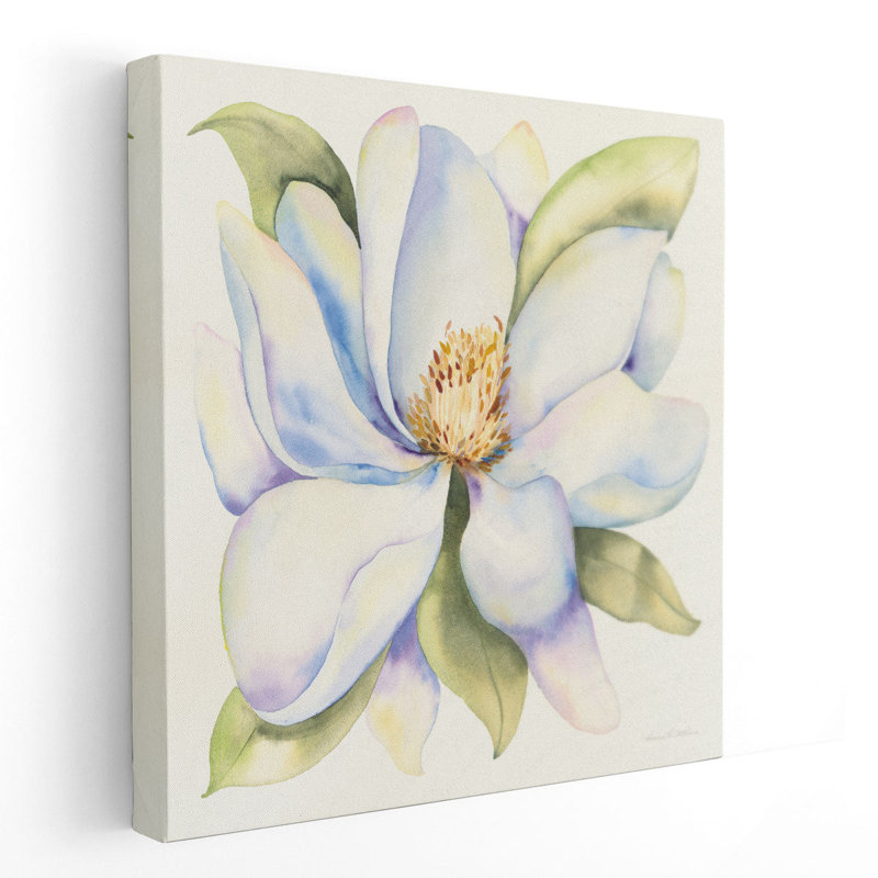 Magnolia - reproduction d'art sur toile, H 40 po x l 40 po