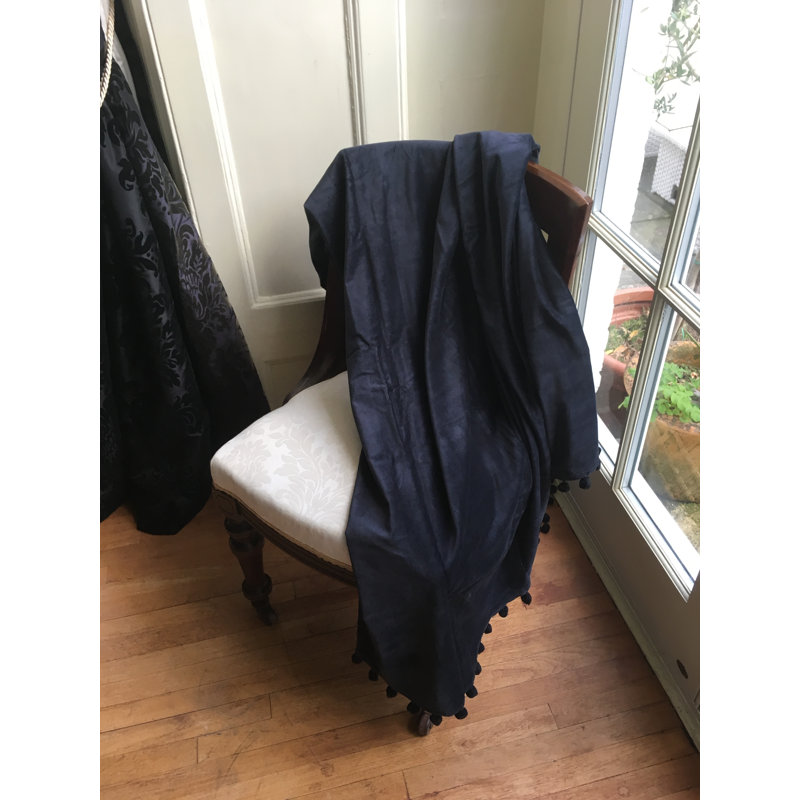 Reith Hand Woven Throw Blanket, Charcoal