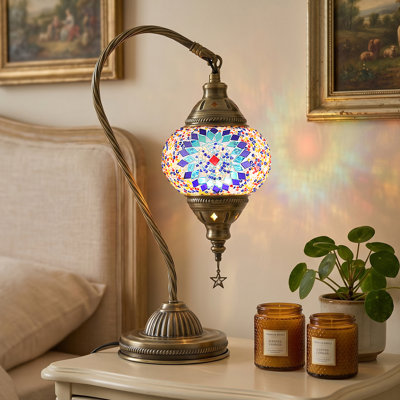 Lampe de chevet en mosaïque turque marocaine moderne 3 options de décoration de maison