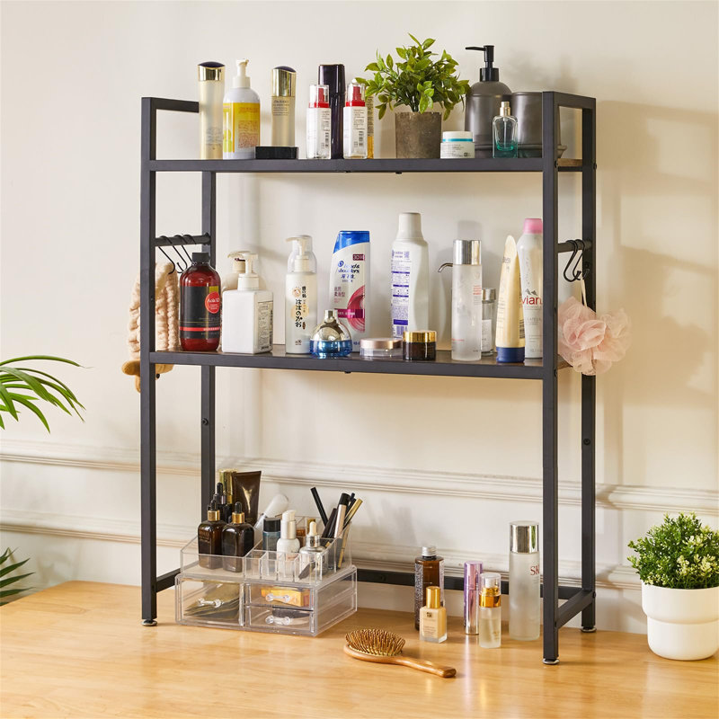 Office Desktop Rack Storage Rack Computer Storage Rack Adjustable Desk Bookshelf Display Rack