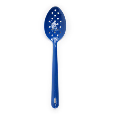 Crow Canyon Enamelware Pacifica Large Slotted Spoon
