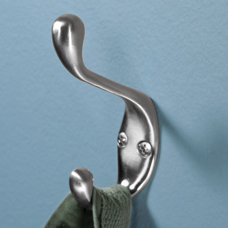 Brunetti Wall Wall Hook, Matte Nickel