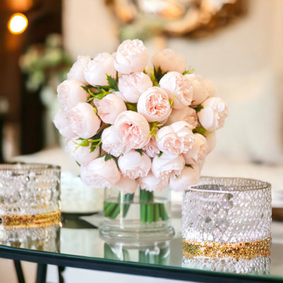 Peony Floral Arrangements in Vase