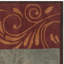 Tapis en laine / coton / latex touffeté à la main Hodgson en rouge / brun / gris-20794525