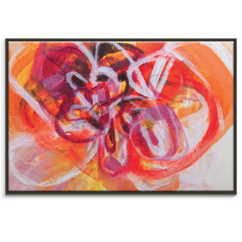 Amanda Morie - Painting on Canvas, 102cm H x 152cm W, Black Floater Frame