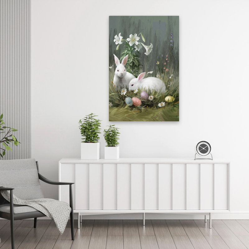 Bunnies and Bunny Seasons III Art, H 36 po x l 24 po