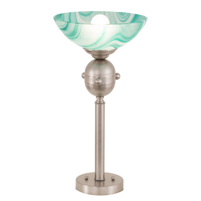 Atila Brass Torchiere Lamp