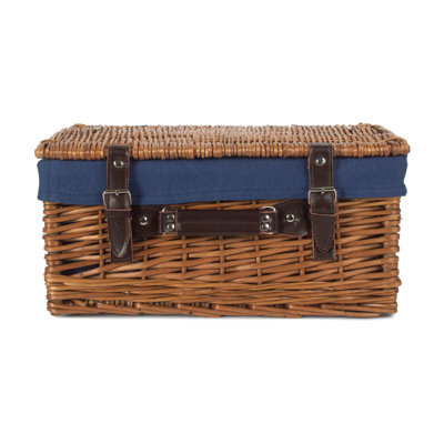 Wicker Hamper Basket with Lining