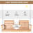 Patio Swing Bench With Folding Coffee Table
