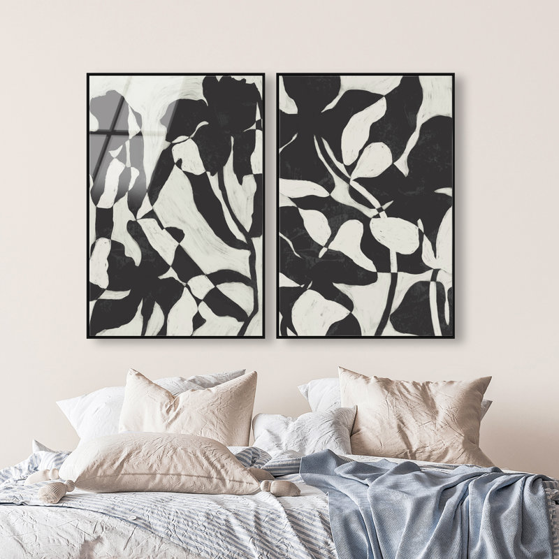 Contrast Nature Set High-Gloss Frameless Acrylic Glass Wall Art Abstract Print by Oliver Gal, Ready to Hang, 10 x 15
