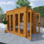 8x6w TigerFlex Shiplap Pent Full Pane Summerhouse