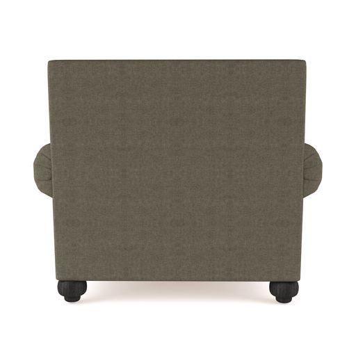 Leroy Armchair, 36" H x 41" W x 49" D, Plush Velvet Graphite, Weathered
