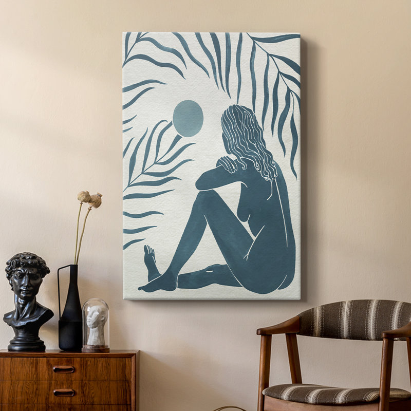 Moon Gazer II -Custom Wrapped Gallery Cavas, 27" H x 18" W