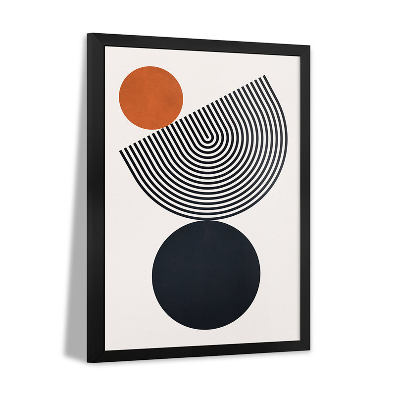 Cercles en équilibre II - reproduction d'art murale - affiche de galerie, H 32 po x l 24 po