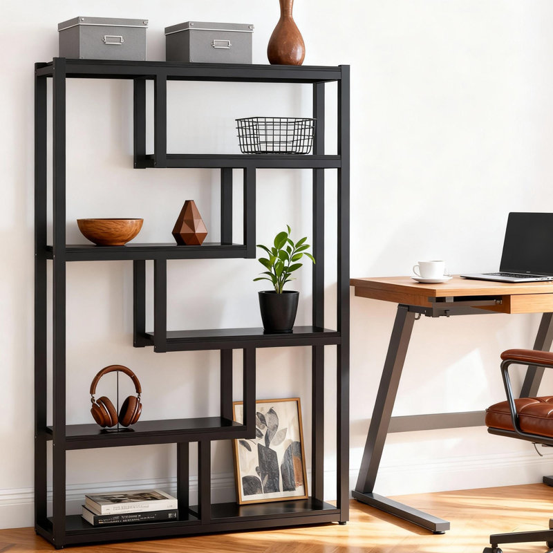69" Industrial Luxe Furniture Piece with Heavy-Duty Metal Frame, Premium High-End Furniture, Dark Walnut