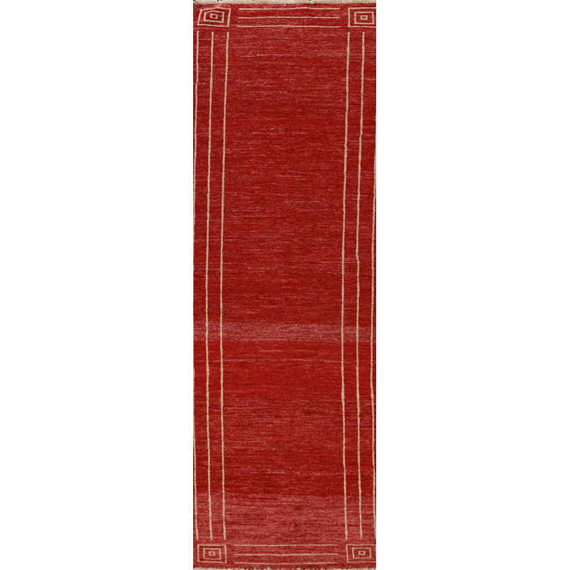 Tapis rouge rouge Gabbeh Kashkoli
