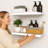 Solid Wood Floating Shelves，Rustic Wooden Wall Shelves-499360654-499360692