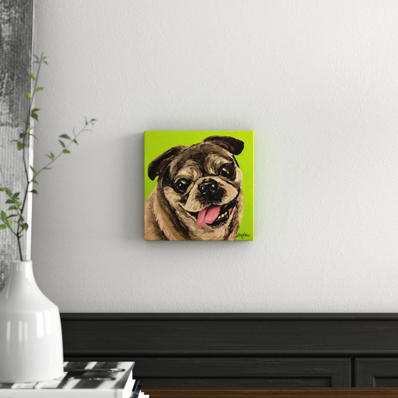 1 Piece Wrapped Canvas Painting, 20cm H x 20cm W