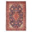 Tapis en laine bleu marine noué à la main 3 pi 6 po x 5 pi 1 po Kayseri