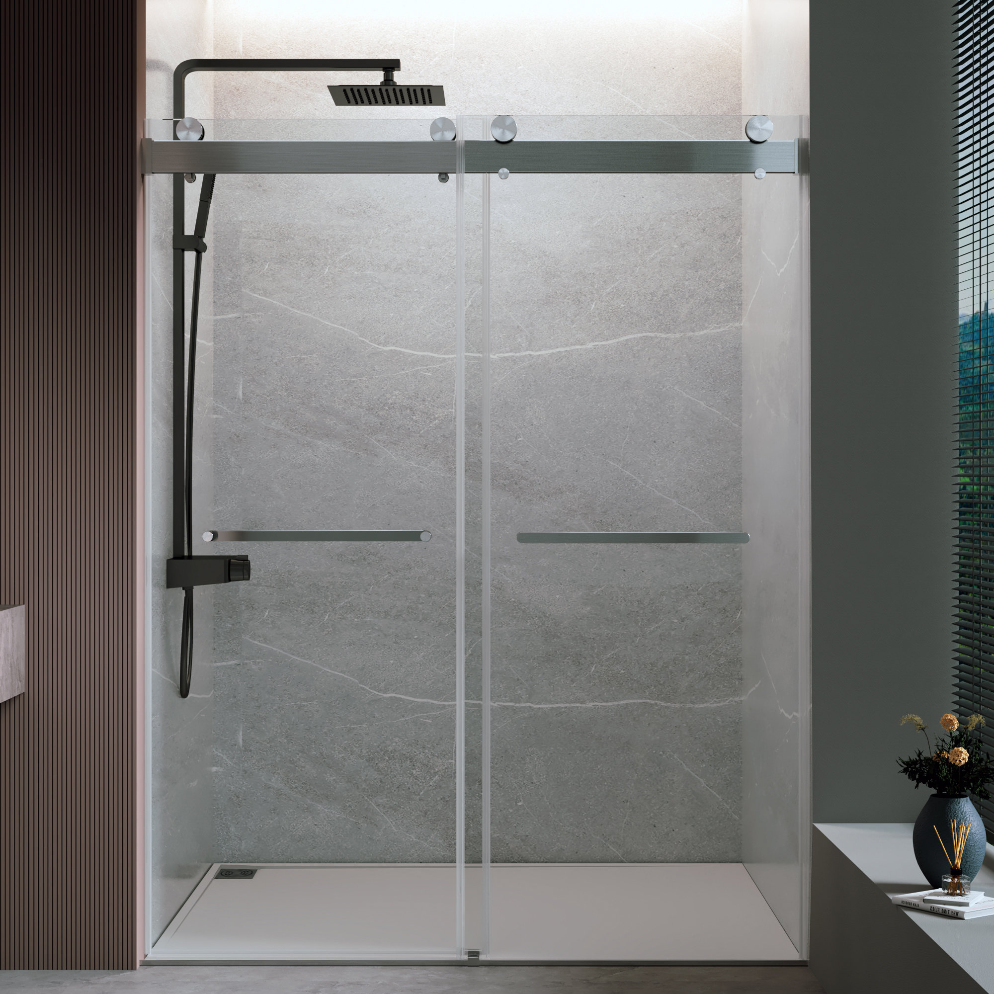 Shower Door Finishes 101: Polished Nickel vs Brushed Nickel