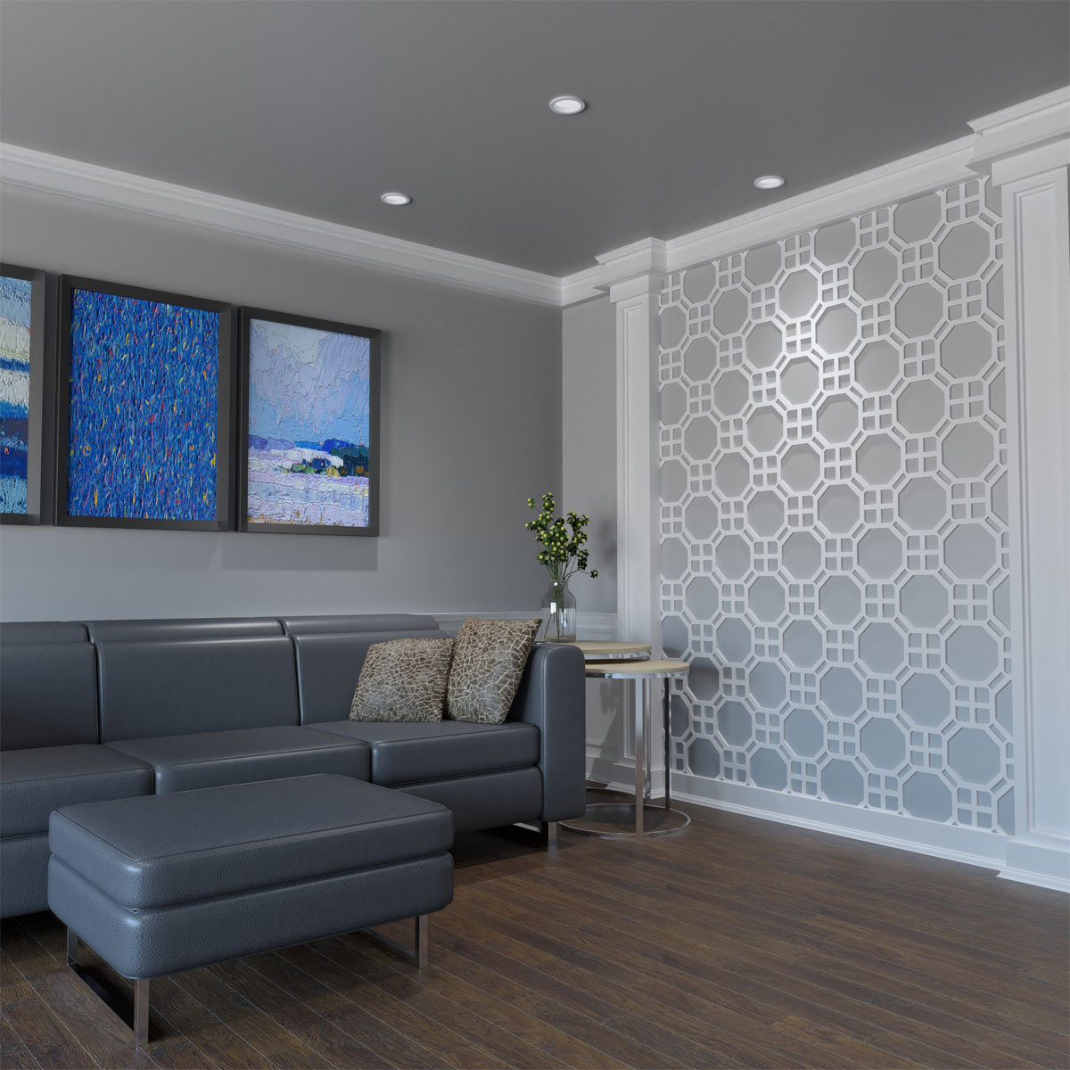 PCI Enterprises Johnston Decorative Fretwork Wall Panels In