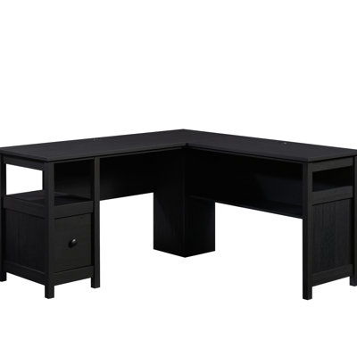 Bureau en L polyvalent avec tiroir à dossiers suspendus et grande surface de travail, pour une productivité optimale au bureau. Montage rapide, convient aux appartements et aux petits bureaux.