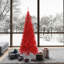 Red Tinsel Artificial Christmas Tree with LED Lights-1630759377-1630759379