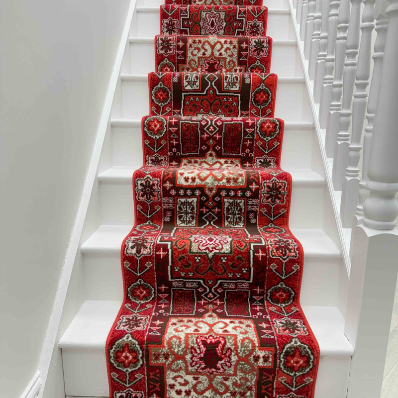 Stair Runner Abstract Area Rug, Stair Runner 60 x 450 cm