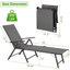 Chaise longue inclinable 54,7 po Hildale-57209210
