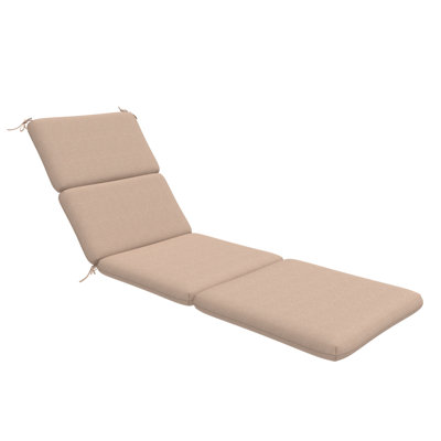 74" x 22.5" Indoor/Outdoor Chaise Lounge Cushion (Set of 1), 3″ High-Density Foam Replacement Cushion