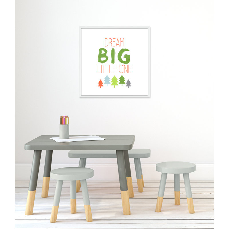 Dino Brave 2, art encadré, 26.5" H x 26.5" W x 1.18" D, Encadré de boîte blanc
