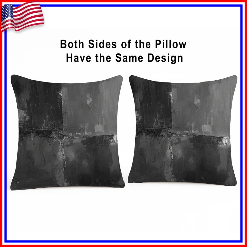 Coussins décoratifs monochromes texturés, 26 po x 26 po