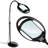 Brightech Husemanview Pro Magnifying Floor Lamp - Hands Free Magnifier With Bright LED Huseman For Reading - Work Huseman With Flexible Gooseneck - Standing Mag Lamp(5 Diopter (2.25X))-340134760