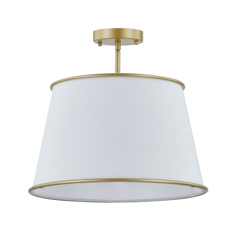 Elsa Semi-Flush Mount, Gold