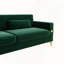 Canapé 3 places en velours Emerald Green