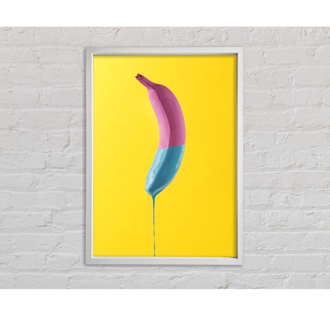 Banana Wonder - Einzelner Bilderrahmen Kunstdrucke auf Leinwand