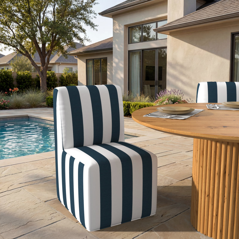 Chaise de patio Eliana Praia Sunbrella®, Refuge indigo