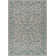 Hagerman Vintage Filigree Textured Weave Gray/Teal Indoor/Outdoor Rug
