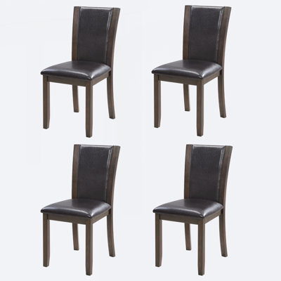 Wooden Dining Chairs Set of 4