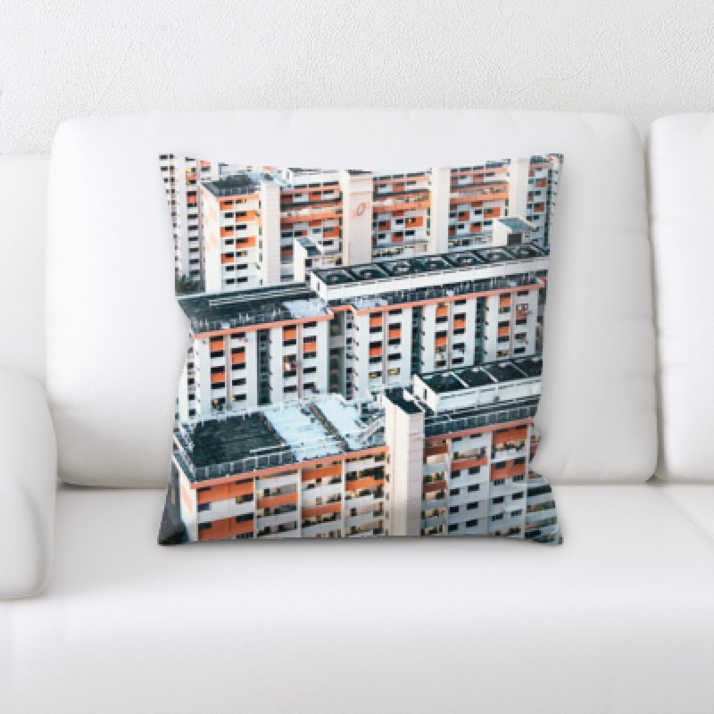 Microsuede Throw Pillow